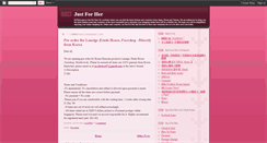 Desktop Screenshot of justforher07.blogspot.com