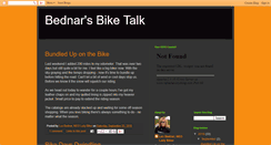 Desktop Screenshot of bednarsbiketalk.blogspot.com