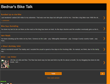 Tablet Screenshot of bednarsbiketalk.blogspot.com