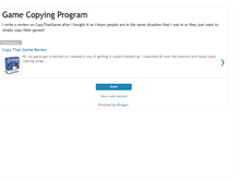 Tablet Screenshot of copy-that-game.blogspot.com