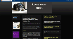 Desktop Screenshot of forthedoglovers.blogspot.com