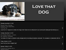 Tablet Screenshot of forthedoglovers.blogspot.com