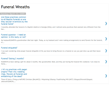 Tablet Screenshot of funeral-wreaths.blogspot.com