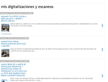 Tablet Screenshot of escaneosydigitalizacion.blogspot.com