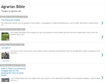Tablet Screenshot of agrarianbible.blogspot.com