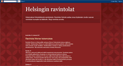 Desktop Screenshot of helsinginravintolat.blogspot.com