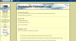 Desktop Screenshot of charliecharlie.blogspot.com