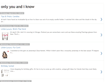 Tablet Screenshot of onlyyouandiknow.blogspot.com