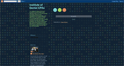 Desktop Screenshot of instituteofdentalcpas.blogspot.com