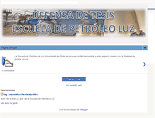 Tablet Screenshot of defensadetesisescueladepetroleoluz.blogspot.com
