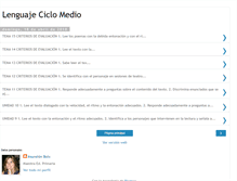 Tablet Screenshot of lenguajeciclomedio.blogspot.com