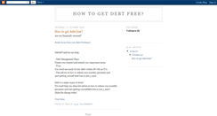 Desktop Screenshot of learnhowtogetdebtfree.blogspot.com