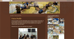 Desktop Screenshot of juguemelsdivendres.blogspot.com