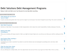 Tablet Screenshot of debtsolvers.blogspot.com