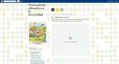 Desktop Screenshot of eva-tratamientoeducativoaladiversidad.blogspot.com