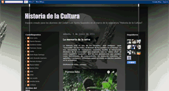 Desktop Screenshot of cedarthistoriacultura.blogspot.com