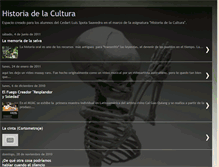 Tablet Screenshot of cedarthistoriacultura.blogspot.com