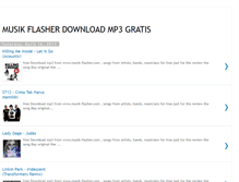 Tablet Screenshot of musik-flazher.blogspot.com