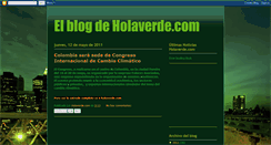 Desktop Screenshot of elblogdeholaverde.blogspot.com