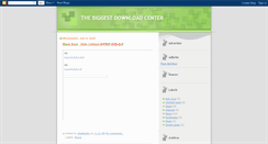 Desktop Screenshot of biggestdownloadcenter.blogspot.com