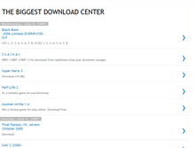 Tablet Screenshot of biggestdownloadcenter.blogspot.com