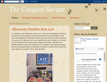 Tablet Screenshot of couponsavant.blogspot.com