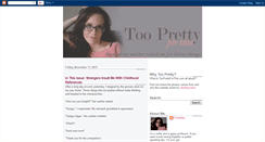 Desktop Screenshot of iamtooprettyforthis.blogspot.com