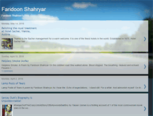 Tablet Screenshot of faridoonshahryar.blogspot.com