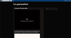 Desktop Screenshot of le-parametre.blogspot.com