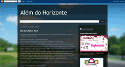 Desktop Screenshot of alemdohorizonteexiste.blogspot.com