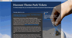 Desktop Screenshot of discountthemeparktickets.blogspot.com