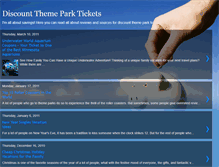 Tablet Screenshot of discountthemeparktickets.blogspot.com