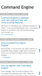 Mobile Screenshot of commandengine.blogspot.com