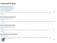 Tablet Screenshot of commandengine.blogspot.com