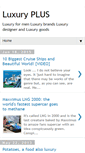Mobile Screenshot of luxuryplus.blogspot.com