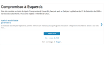 Tablet Screenshot of compromissoaesquerda.blogspot.com