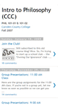 Mobile Screenshot of cccphilosophy07.blogspot.com