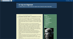 Desktop Screenshot of elviajedegilgamesh.blogspot.com