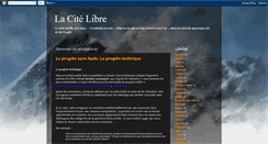 Desktop Screenshot of lacitelibre.blogspot.com