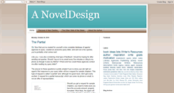 Desktop Screenshot of anoveldesign.blogspot.com