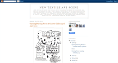 Desktop Screenshot of newtextileartscene.blogspot.com
