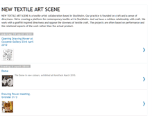 Tablet Screenshot of newtextileartscene.blogspot.com