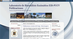 Desktop Screenshot of labbiocatalisispublicaciones.blogspot.com