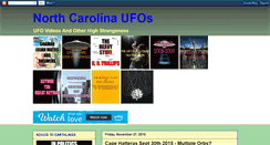 Desktop Screenshot of northcarolinaufo.blogspot.com
