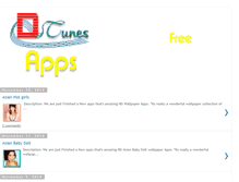 Tablet Screenshot of dtunesapps.blogspot.com