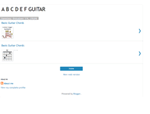 Tablet Screenshot of abcdefguitar.blogspot.com