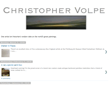 Tablet Screenshot of christophervolpe.blogspot.com