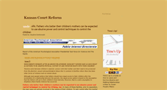 Desktop Screenshot of kansascourtreform.blogspot.com