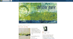 Desktop Screenshot of christinemarieart.blogspot.com