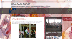 Desktop Screenshot of escolamaya.blogspot.com